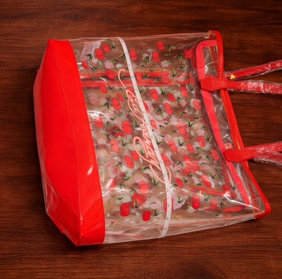 Ed Hardy Tote - Clear With Cherries - NWOT - Picture 6 of 7